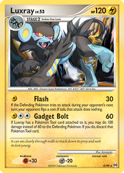 Luxray z edície Arceus, karta č.5