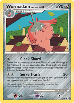 Wormadam Trash Cloak z edície Arceus, karta č.51