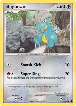 Bagon z edície Arceus, karta č.52