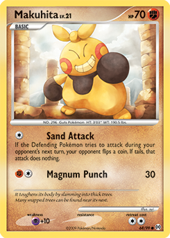Makuhita z edície Arceus, karta č.68