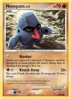 Nosepass z edície Arceus, karta č.69
