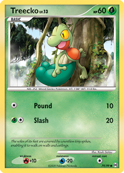 Treecko z edície Arceus, karta č.79