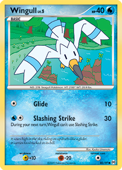 Wingull z edície Arceus, karta č.80