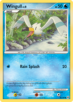 Wingull z edície Arceus, karta č.81