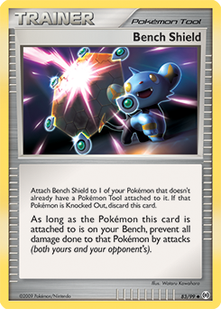 Bench Shield z edície Arceus, karta č.83