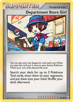 Department Store Girl z edície Arceus, karta č.85