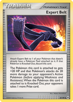 Expert Belt z edície Arceus, karta č.87
