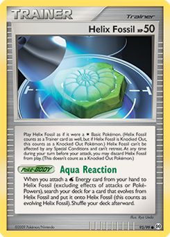 Helix Fossil z edície Arceus, karta č.93