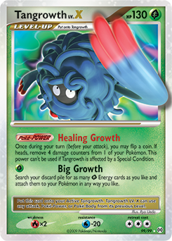 Tangrowth LV.X z edície Arceus, karta č.99