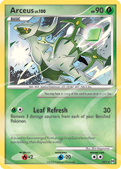 Arceus z edície Arceus, karta č.AR2