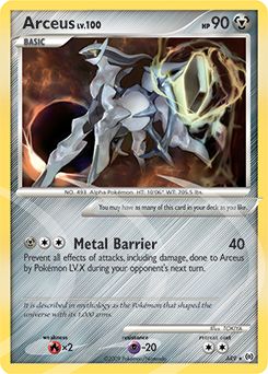 Arceus z edície Arceus, karta č.AR9