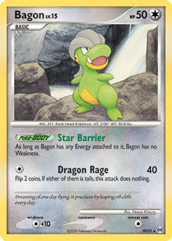 Bagon z edície Arceus, karta č.SH10
