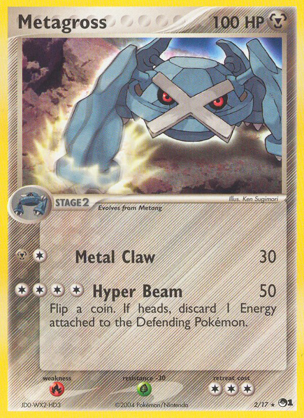Metagross z edície POP Series 1, karta č.2
