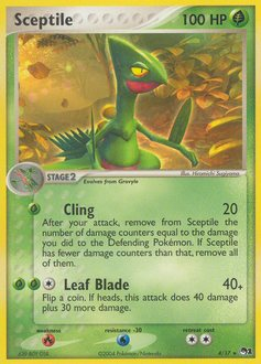 Sceptile z edície POP Series 1, karta č.4