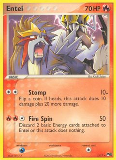 Entei z edície POP Series 2, karta č.1