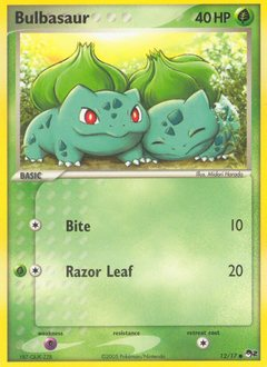 Bulbasaur z edície POP Series 2, karta č.12
