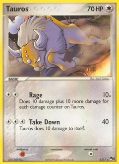 Tauros z edície POP Series 2, karta č.5