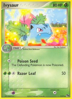 Ivysaur z edície POP Series 2, karta č.7