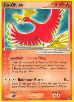 Ho-Oh ex z edície POP Series 3, karta č.17