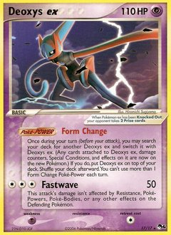 Deoxys, ukážková karta