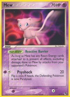 Mew z edície POP Series 4, karta č.4