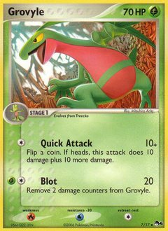 Grovyle z edície POP Series 4, karta č.7