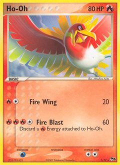 Ho-Oh z edície POP Series 5, karta č.1