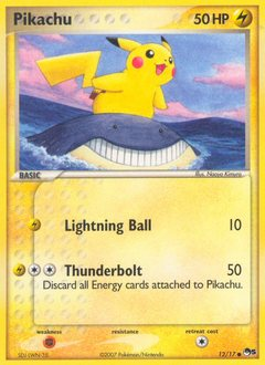 Pikachu z edície POP Series 5, karta č.12