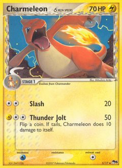 Charmeleon δ z edície POP Series 5, karta č.5