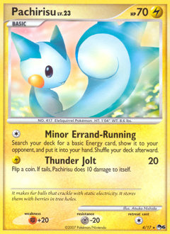 Pachirisu z edície POP Series 6, karta č.4
