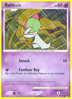 Ralts z edície POP Series 7, karta č.15