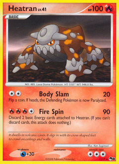 Heatran z edície POP Series 8, karta č.1