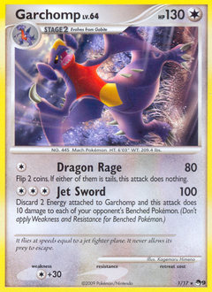 Garchomp z edície POP Series 9, karta č.1