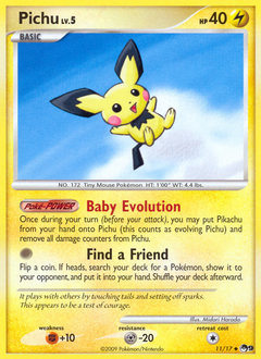 Pichu z edície POP Series 9, karta č.11