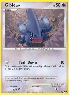 Gible z edície POP Series 9, karta č.14