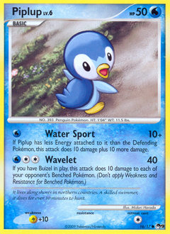 Piplup z edície POP Series 9, karta č.16