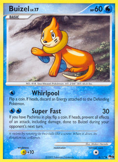 Buizel z edície POP Series 9, karta č.6