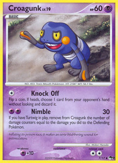 Croagunk z edície POP Series 9, karta č.7