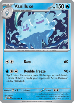 Vanilluxe z edície White Flare, karta č.29