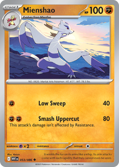 Mienshao z edície White Flare, karta č.53