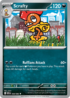 Scrafty z edície White Flare, karta č.58