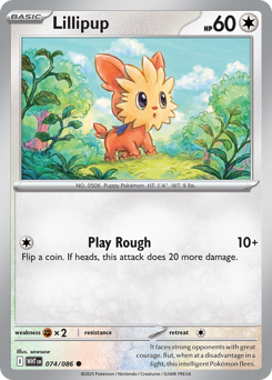 Lillipup z edície White Flare, karta č.74