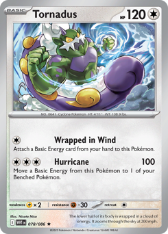 Tornadus z edície White Flare, karta č.78