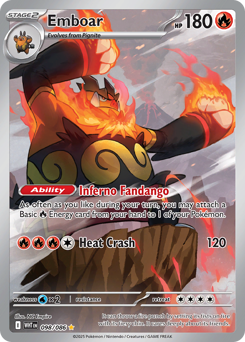 Emboar z edície White Flare, karta č.98