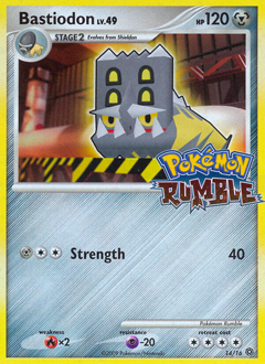Bastiodon z edície Pokémon Rumble, karta č.14