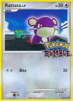 Rattata, ukážková karta
