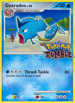 Gyarados z edície Pokémon Rumble, karta č.6