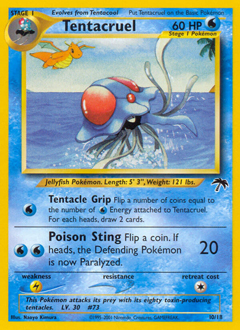 Tentacruel z edície Southern Islands, karta č.10