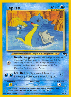 Lapras z edície Southern Islands, karta č.12