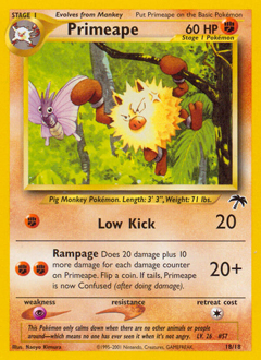 Primeape, ukážková karta